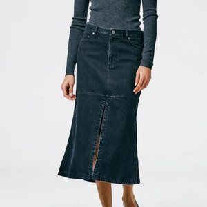 Tibi Black Denim Skirt size 29